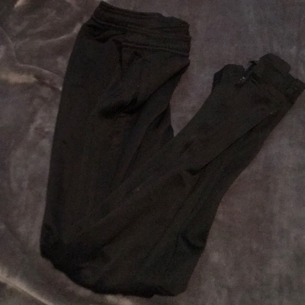 black joggers